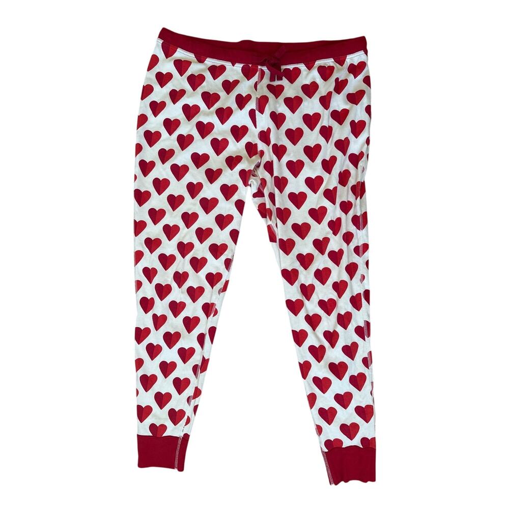 Hanna Andersson Adult Heart Print Pajama Pants Size XXL